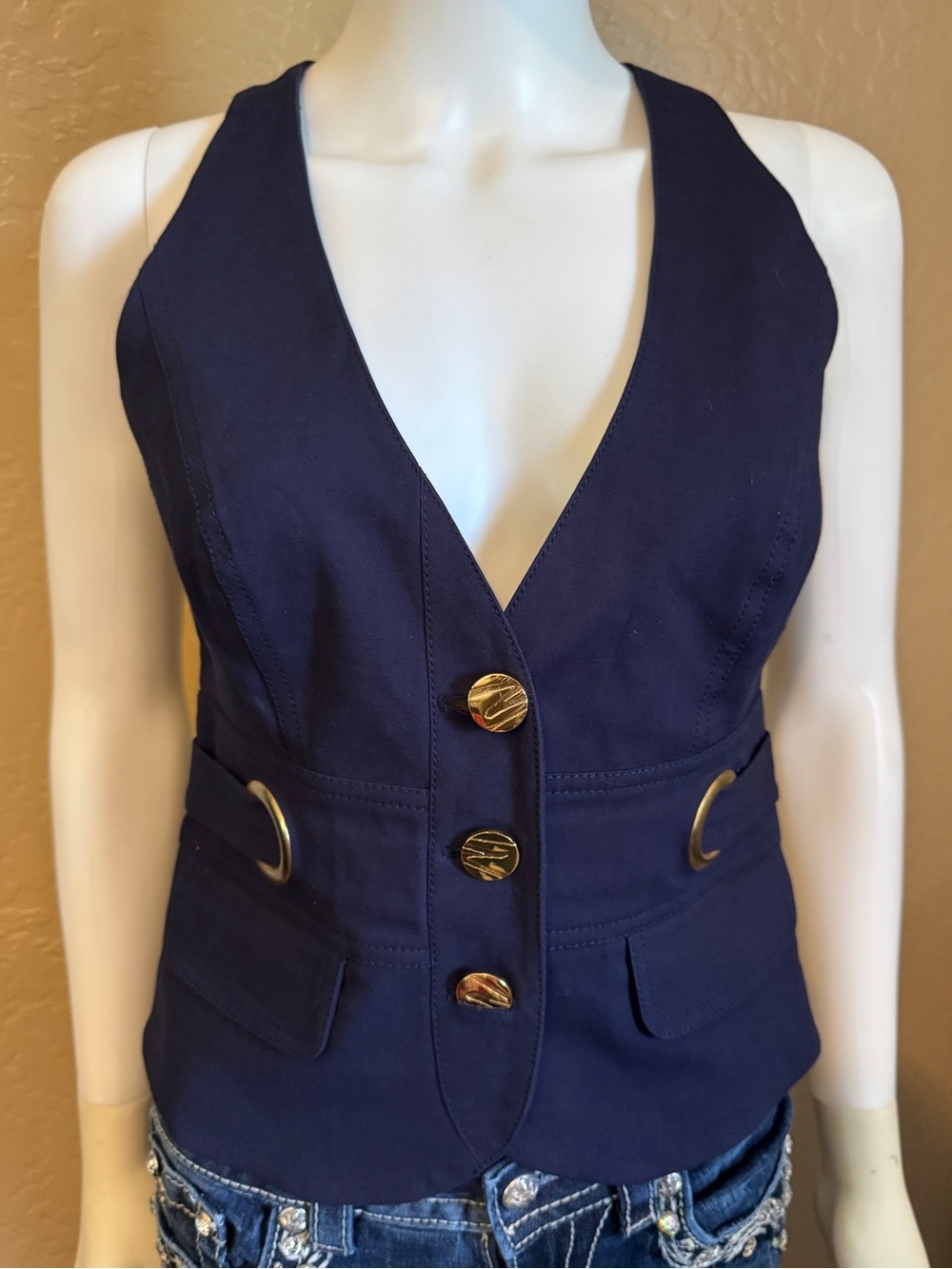 Marciano blue top vest 6